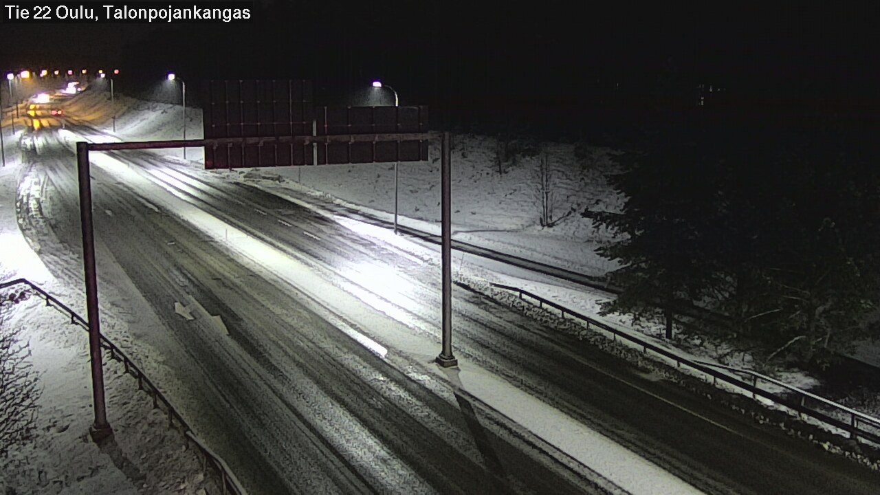 Weather Camera Image Väg 22 Oulu Heikkilänkangas, Oulu, Pohjois-Pohjanmaa