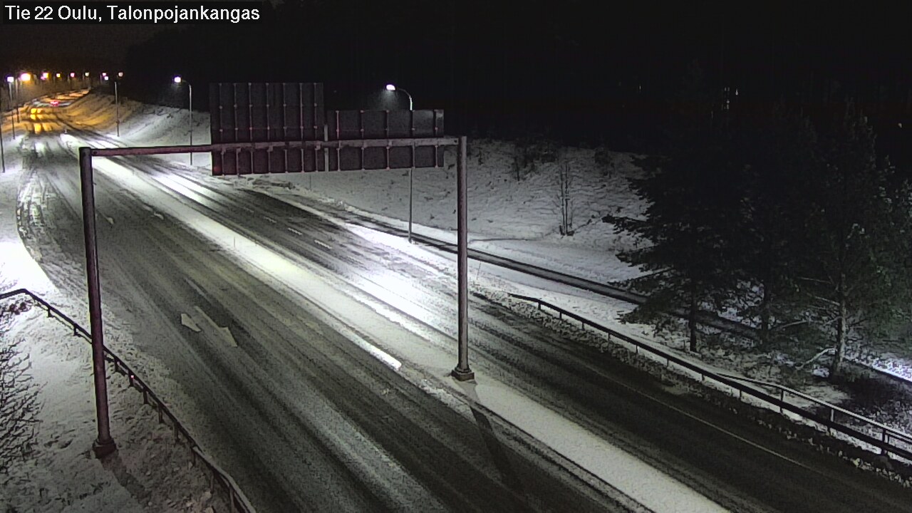 Weather Camera Image Väg 22 Oulu Heikkilänkangas, Oulu, Pohjois-Pohjanmaa