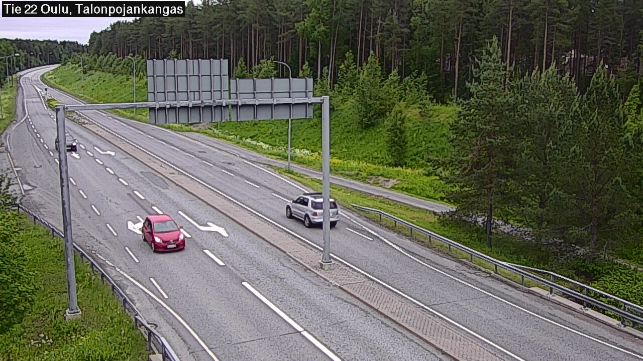 Weather Camera Image Road 22 Oulu Heikkilänkangas, Oulu, Pohjois-Pohjanmaa