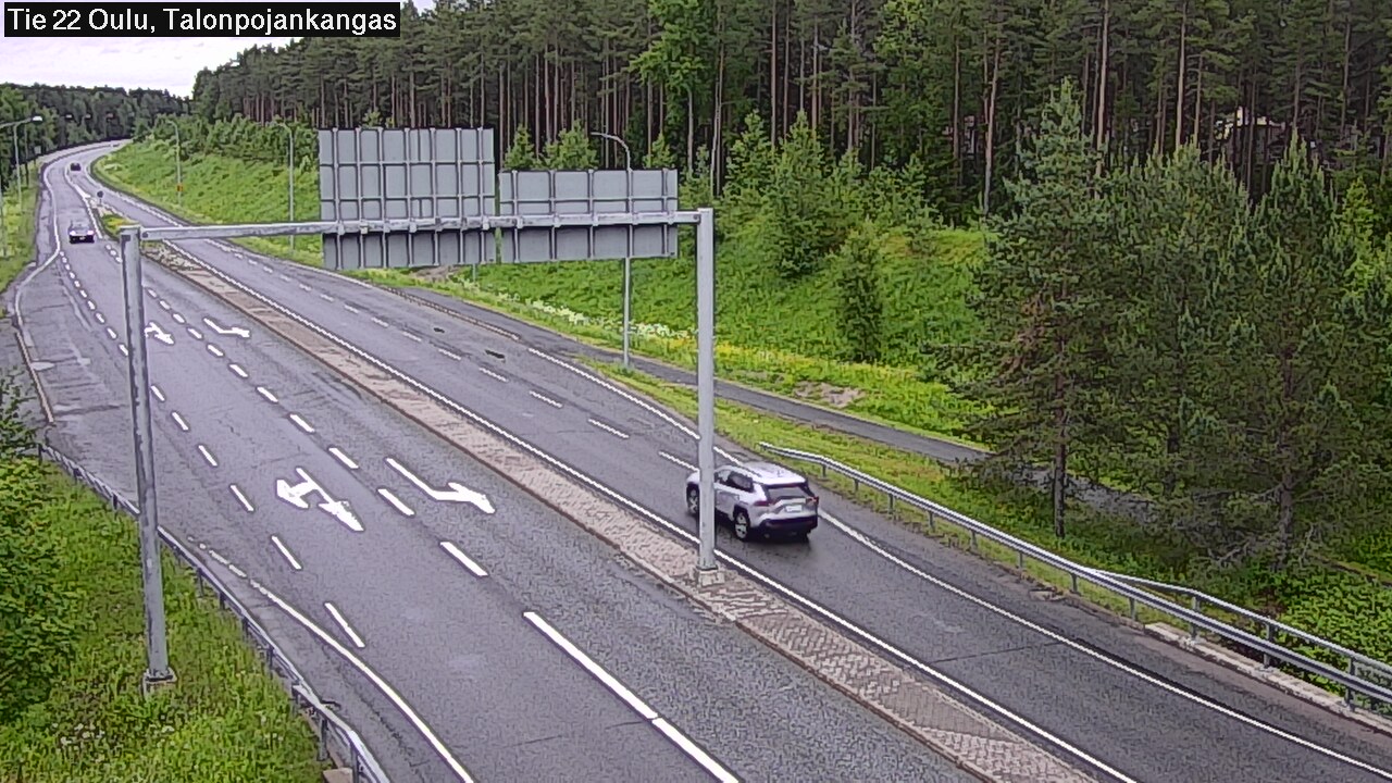 Weather Camera Image Väg 22 Oulu Heikkilänkangas, Oulu, Pohjois-Pohjanmaa