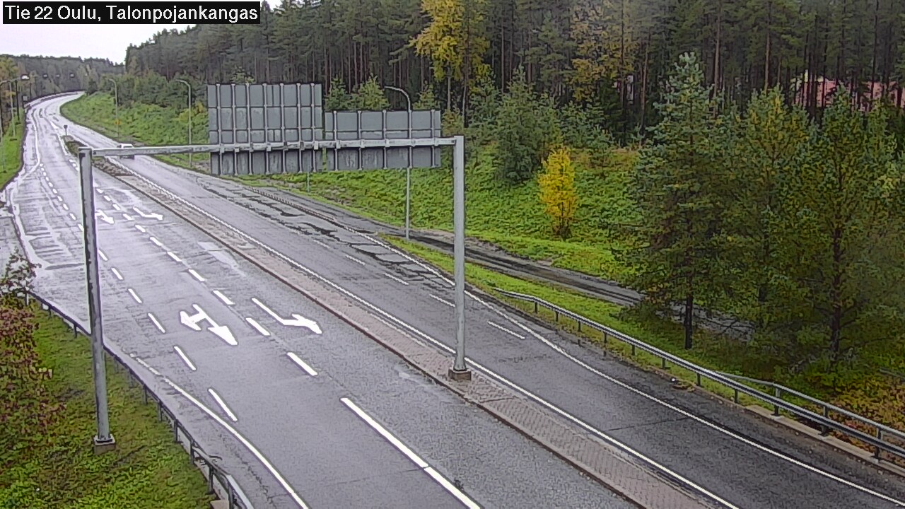 Weather Camera Image Väg 22 Oulu Heikkilänkangas, Oulu, Pohjois-Pohjanmaa
