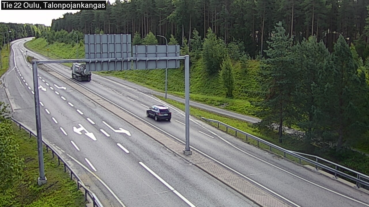 Weather Camera Image Road 22 Oulu Heikkilänkangas, Oulu, Pohjois-Pohjanmaa