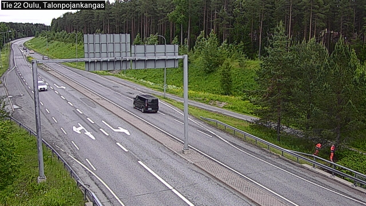 Weather Camera Image Väg 22 Oulu Heikkilänkangas, Oulu, Pohjois-Pohjanmaa