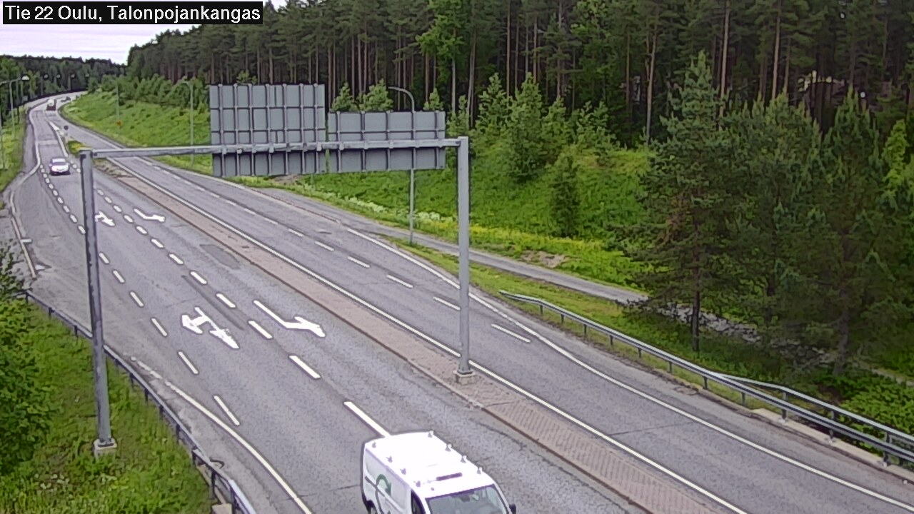 Weather Camera Image Road 22 Oulu Heikkilänkangas, Oulu, Pohjois-Pohjanmaa