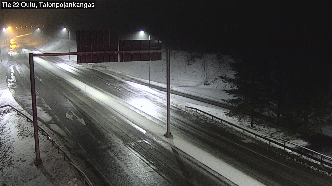 Weather Camera Image Väg 22 Oulu Heikkilänkangas, Oulu, Pohjois-Pohjanmaa