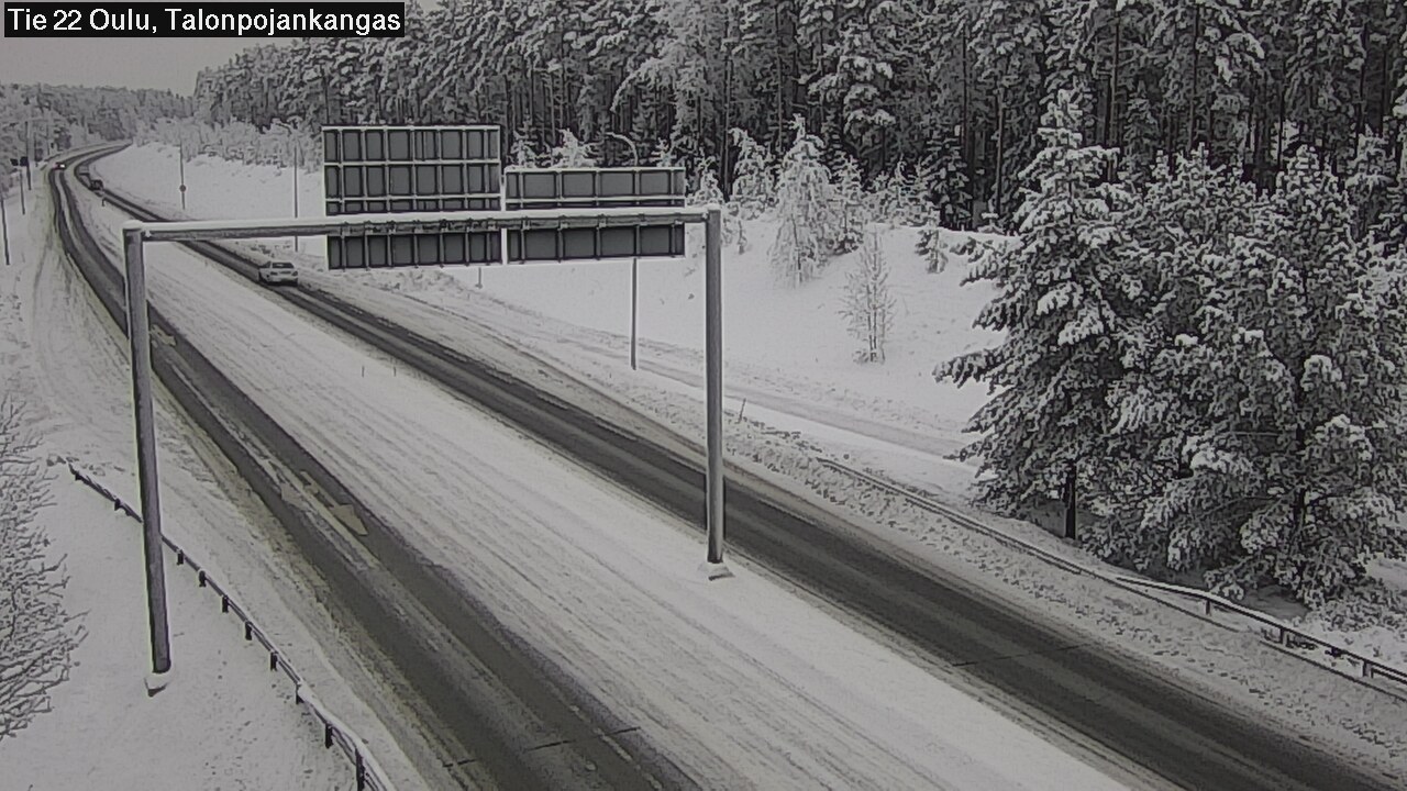 Weather Camera Image Väg 22 Oulu Heikkilänkangas, Oulu, Pohjois-Pohjanmaa