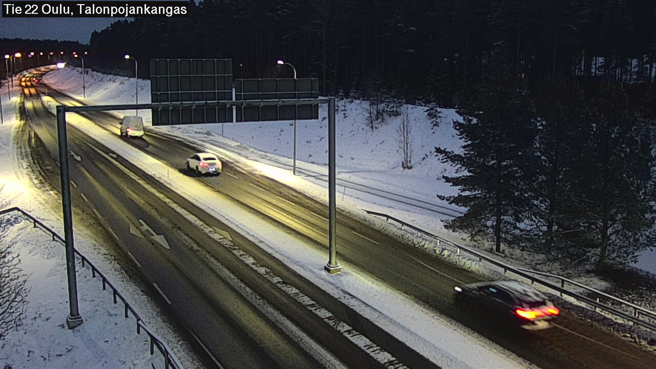 Weather Camera Image Väg 22 Oulu Heikkilänkangas, Oulu, Pohjois-Pohjanmaa