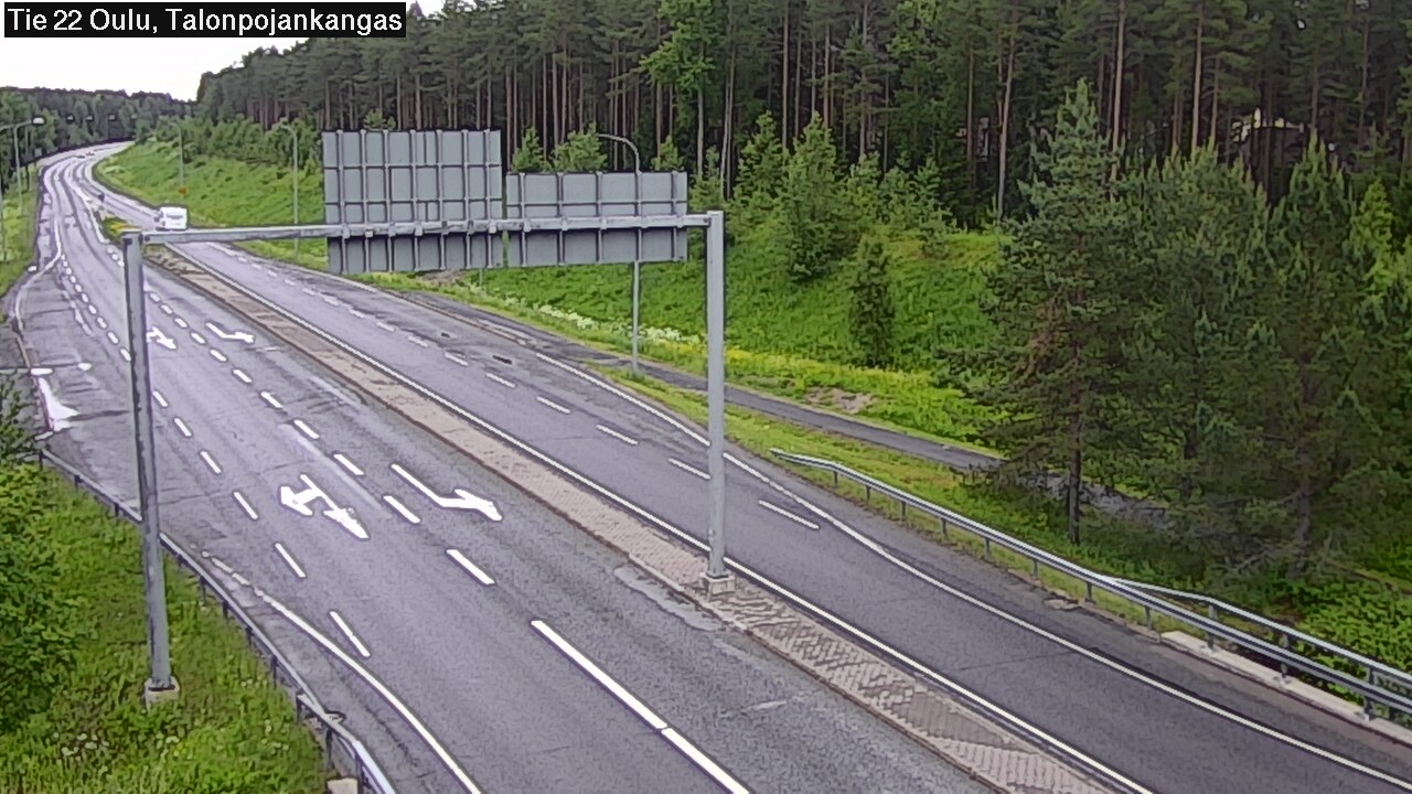 Weather Camera Image Väg 22 Oulu Heikkilänkangas, Oulu, Pohjois-Pohjanmaa