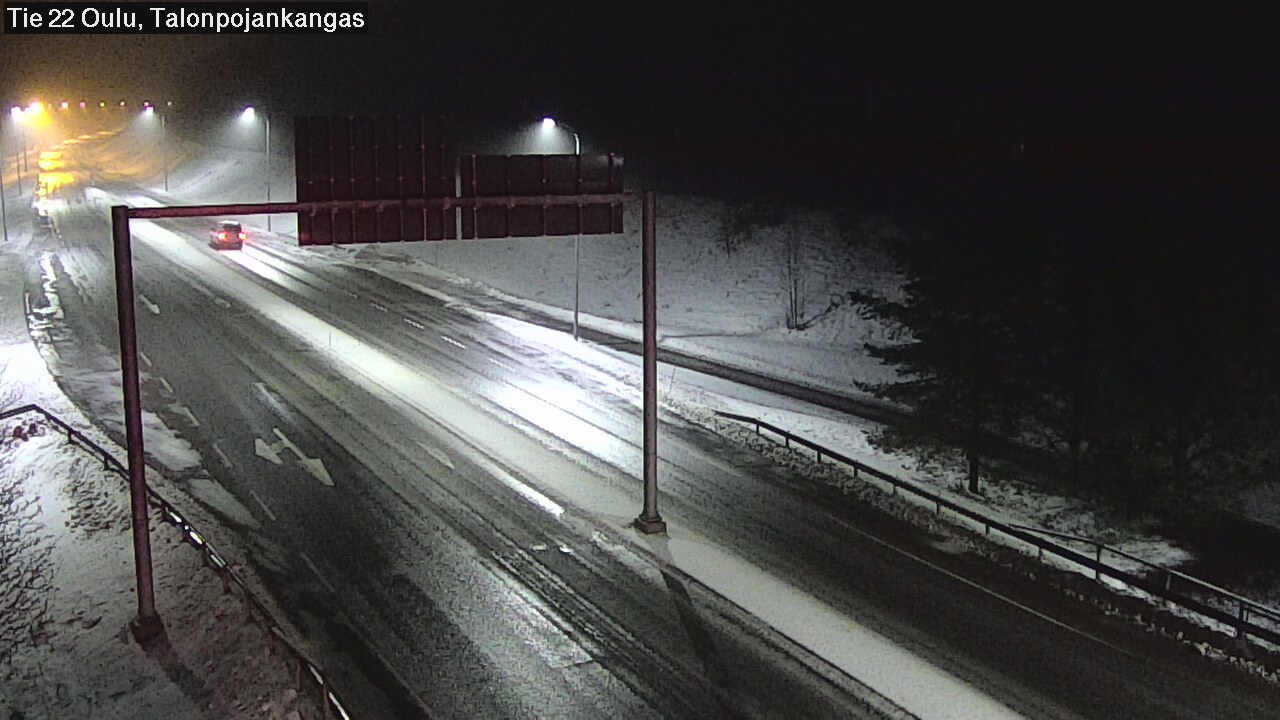 Weather Camera Image Väg 22 Oulu Heikkilänkangas, Oulu, Pohjois-Pohjanmaa