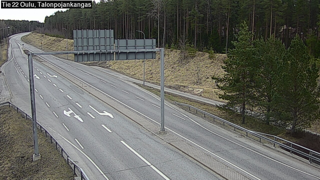 Weather Camera Image Väg 22 Oulu Heikkilänkangas, Oulu, Pohjois-Pohjanmaa
