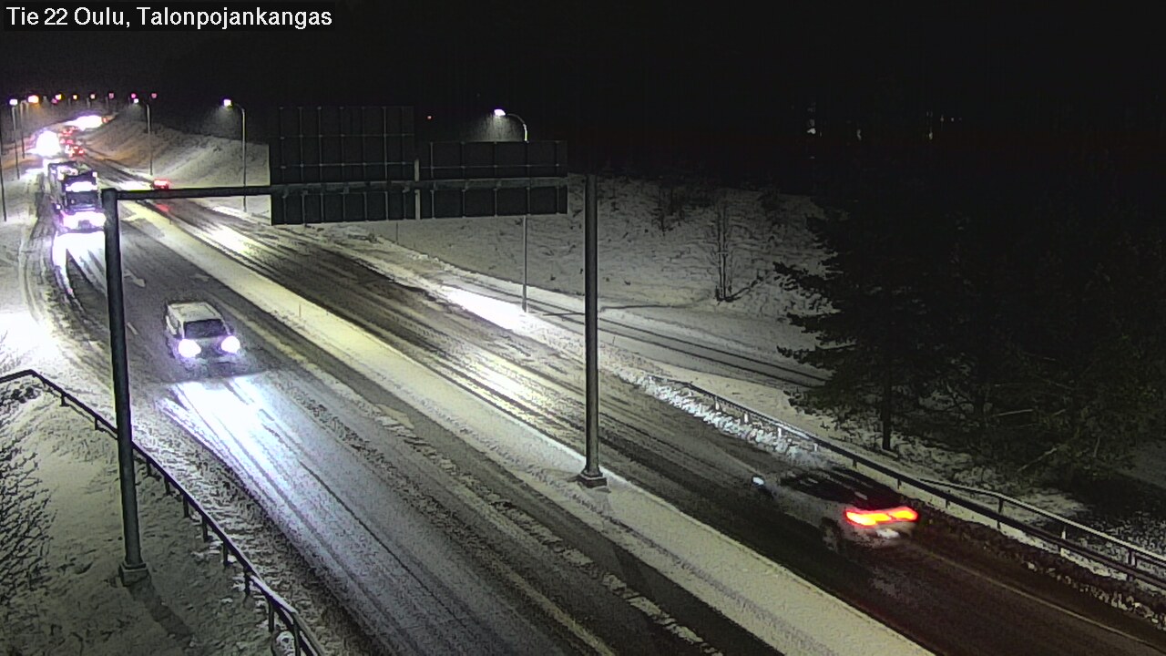 Weather Camera Image Väg 22 Oulu Heikkilänkangas, Oulu, Pohjois-Pohjanmaa