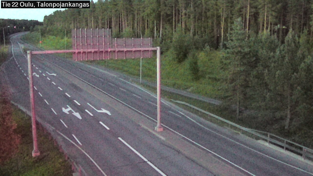 Weather Camera Image Road 22 Oulu Heikkilänkangas, Oulu, Pohjois-Pohjanmaa