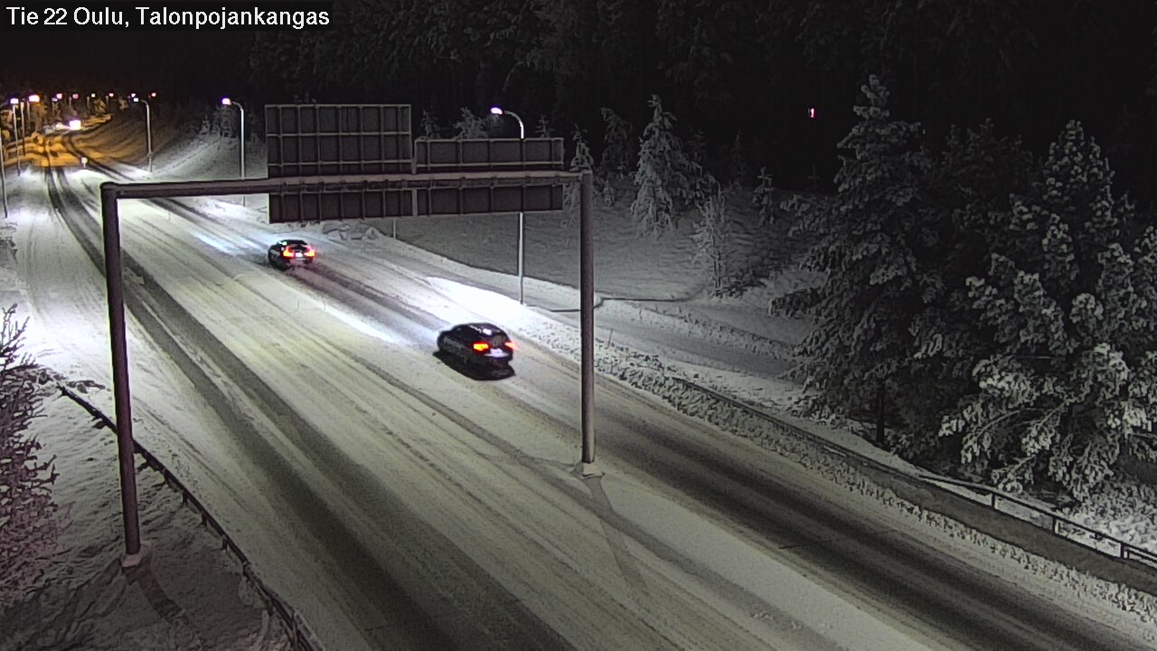 Weather Camera Image Väg 22 Oulu Heikkilänkangas, Oulu, Pohjois-Pohjanmaa