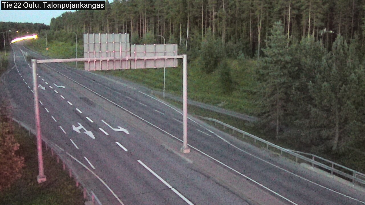 Weather Camera Image Road 22 Oulu Heikkilänkangas, Oulu, Pohjois-Pohjanmaa