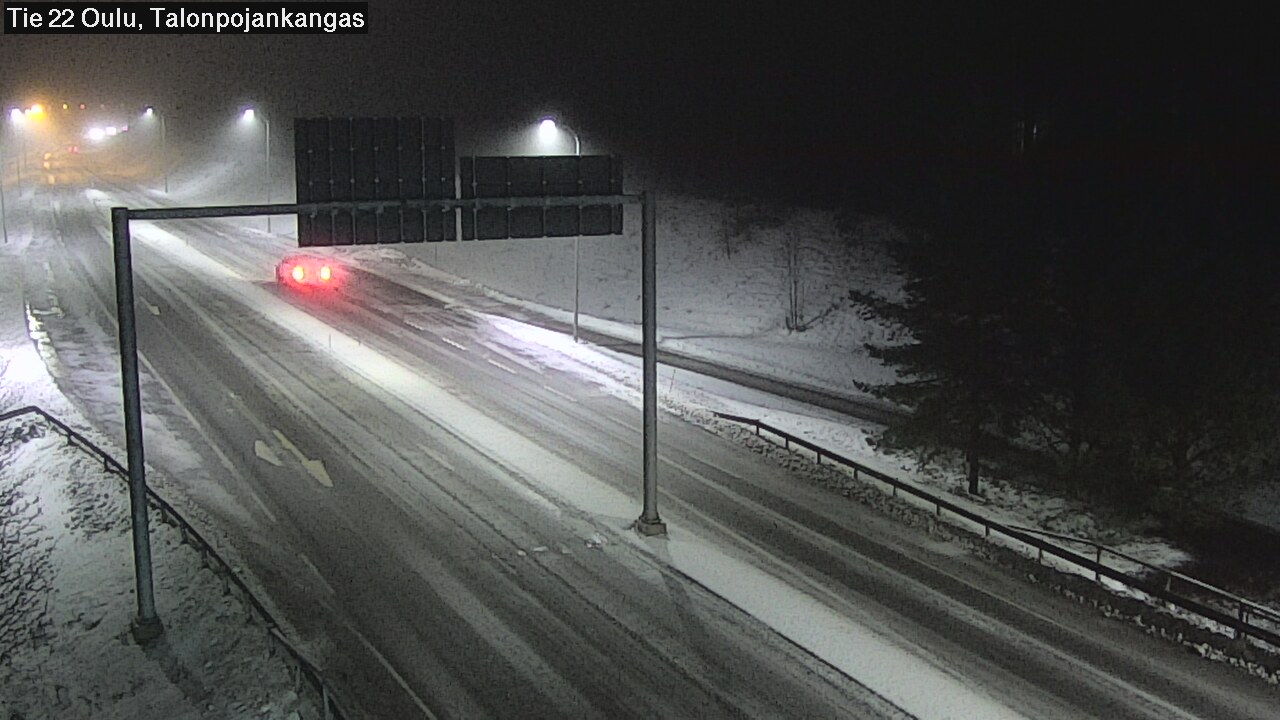 Weather Camera Image Road 22 Oulu Heikkilänkangas, Oulu, Pohjois-Pohjanmaa