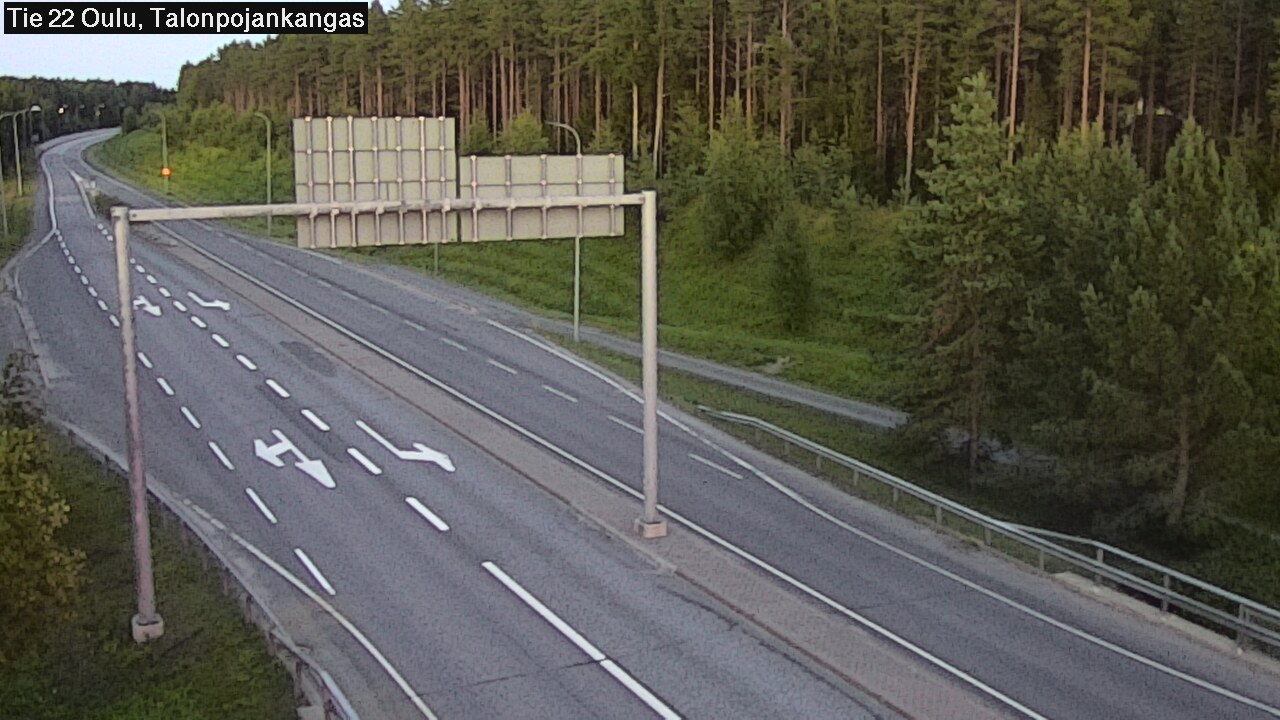 Weather Camera Image Road 22 Oulu Heikkilänkangas, Oulu, Pohjois-Pohjanmaa