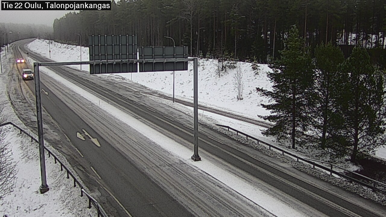 Weather Camera Image Road 22 Oulu Heikkilänkangas, Oulu, Pohjois-Pohjanmaa