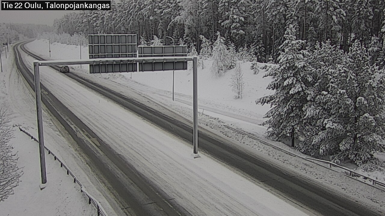 Weather Camera Image Väg 22 Oulu Heikkilänkangas, Oulu, Pohjois-Pohjanmaa