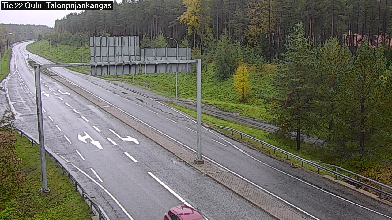 Weather Camera Image Road 22 Oulu Heikkilänkangas, Oulu, Pohjois-Pohjanmaa