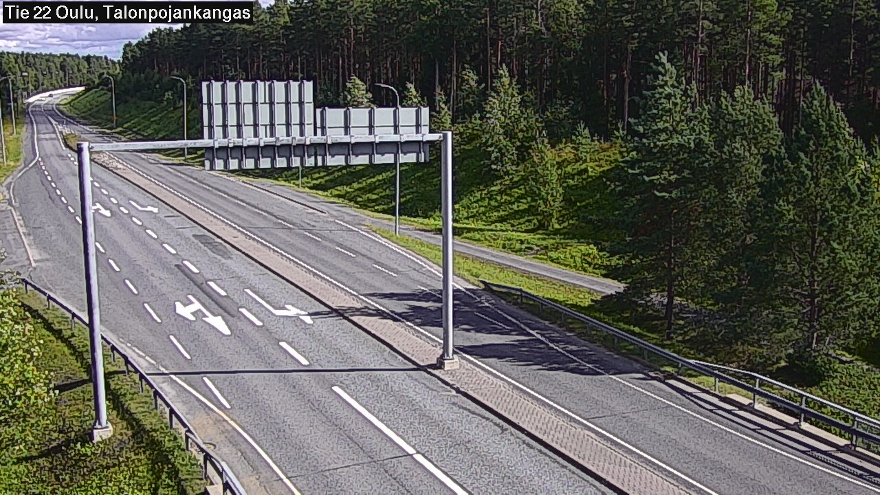 Weather Camera Image Road 22 Oulu Heikkilänkangas, Oulu, Pohjois-Pohjanmaa