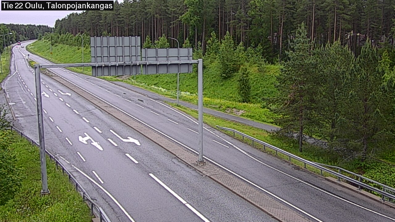 Weather Camera Image Väg 22 Oulu Heikkilänkangas, Oulu, Pohjois-Pohjanmaa