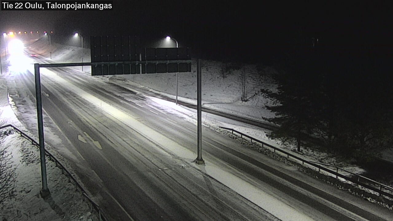 Weather Camera Image Road 22 Oulu Heikkilänkangas, Oulu, Pohjois-Pohjanmaa