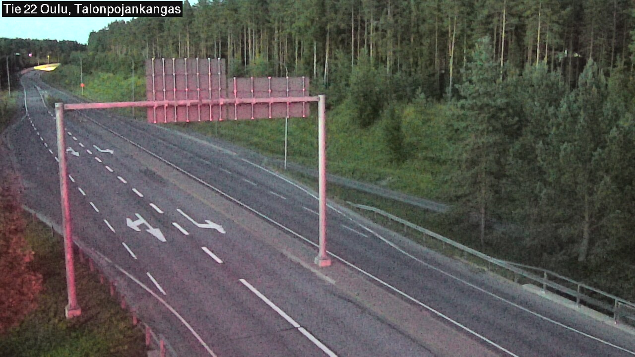 Weather Camera Image Road 22 Oulu Heikkilänkangas, Oulu, Pohjois-Pohjanmaa