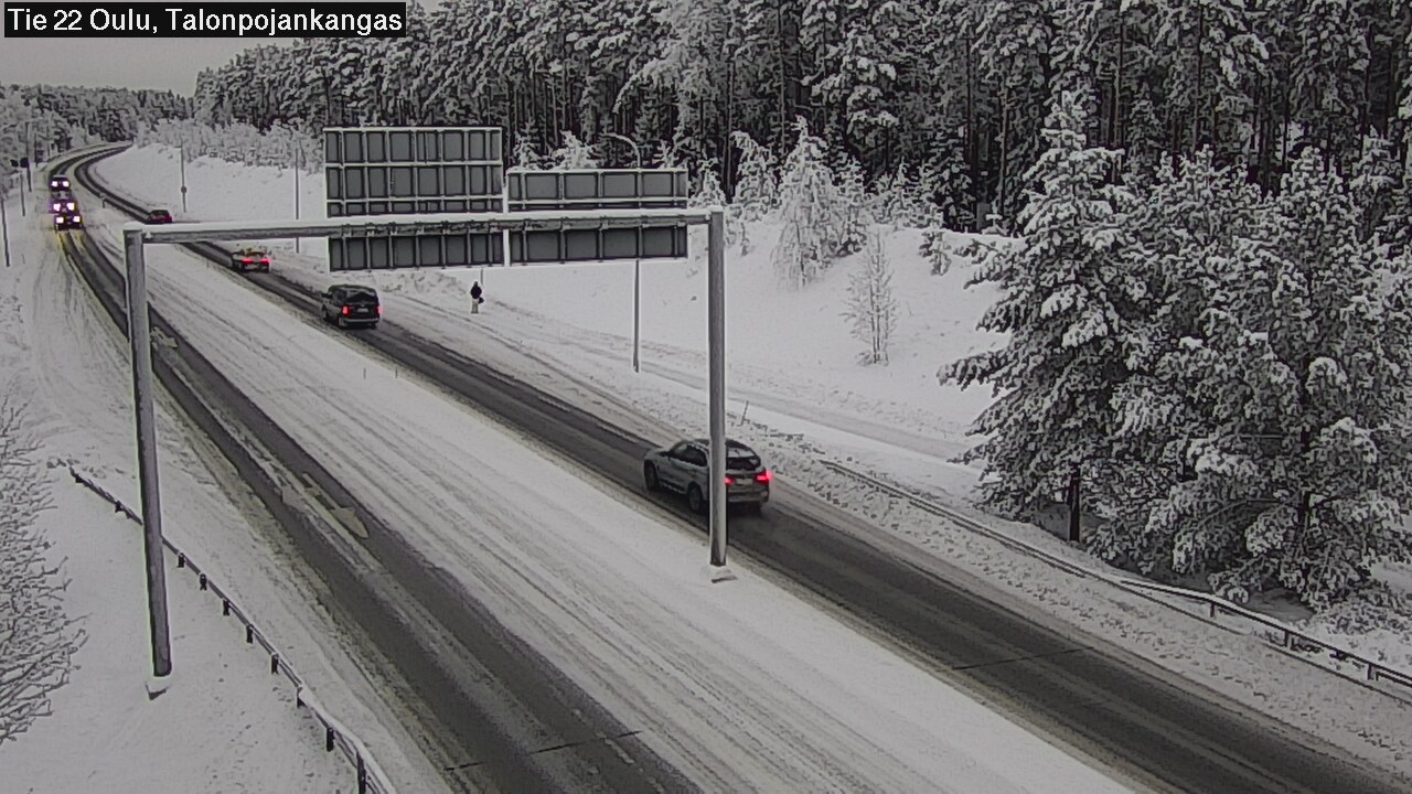 Weather Camera Image Väg 22 Oulu Heikkilänkangas, Oulu, Pohjois-Pohjanmaa