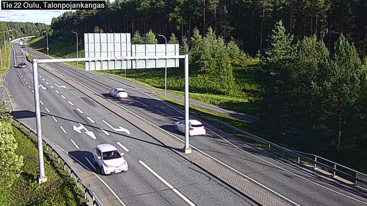 Weather Camera Image Road 22 Oulu Heikkilänkangas, Oulu, Pohjois-Pohjanmaa