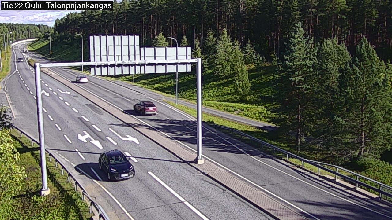 Weather Camera Image Road 22 Oulu Heikkilänkangas, Oulu, Pohjois-Pohjanmaa