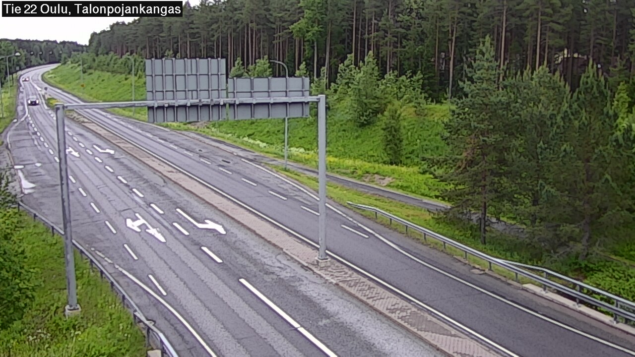 Weather Camera Image Väg 22 Oulu Heikkilänkangas, Oulu, Pohjois-Pohjanmaa