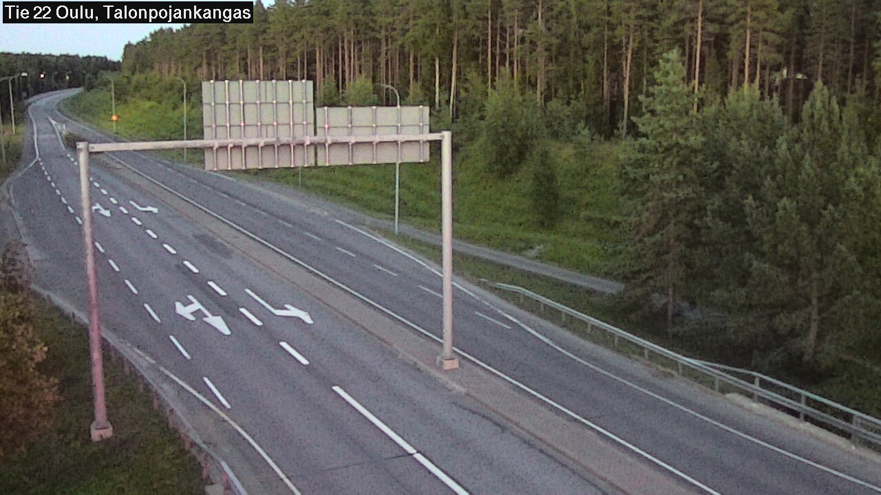 Weather Camera Image Road 22 Oulu Heikkilänkangas, Oulu, Pohjois-Pohjanmaa