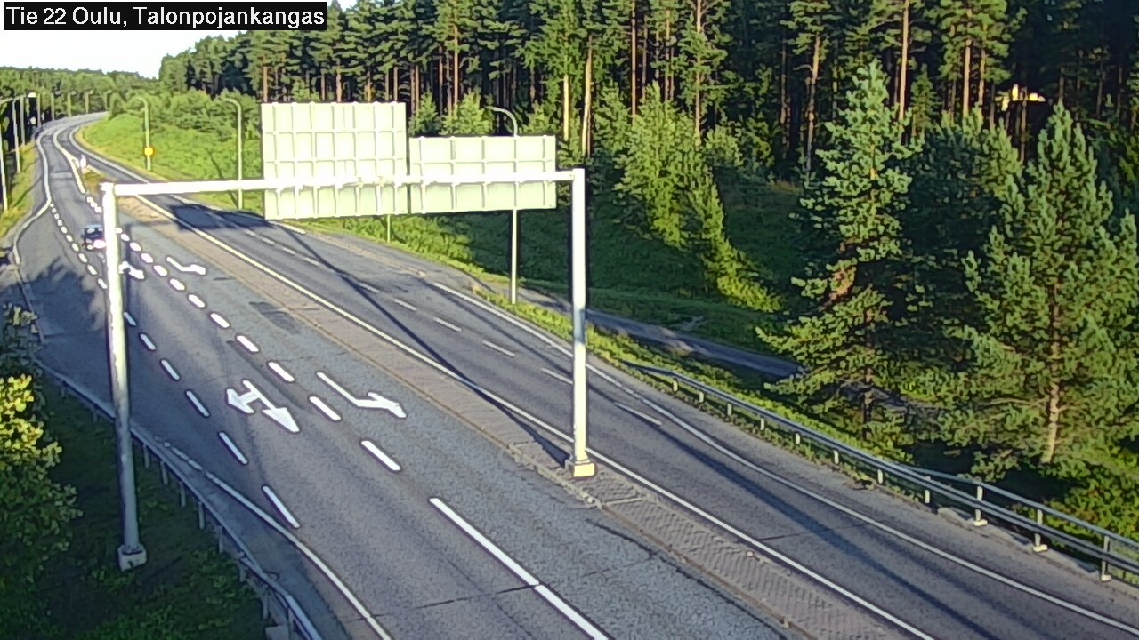 Weather Camera Image Road 22 Oulu Heikkilänkangas, Oulu, Pohjois-Pohjanmaa