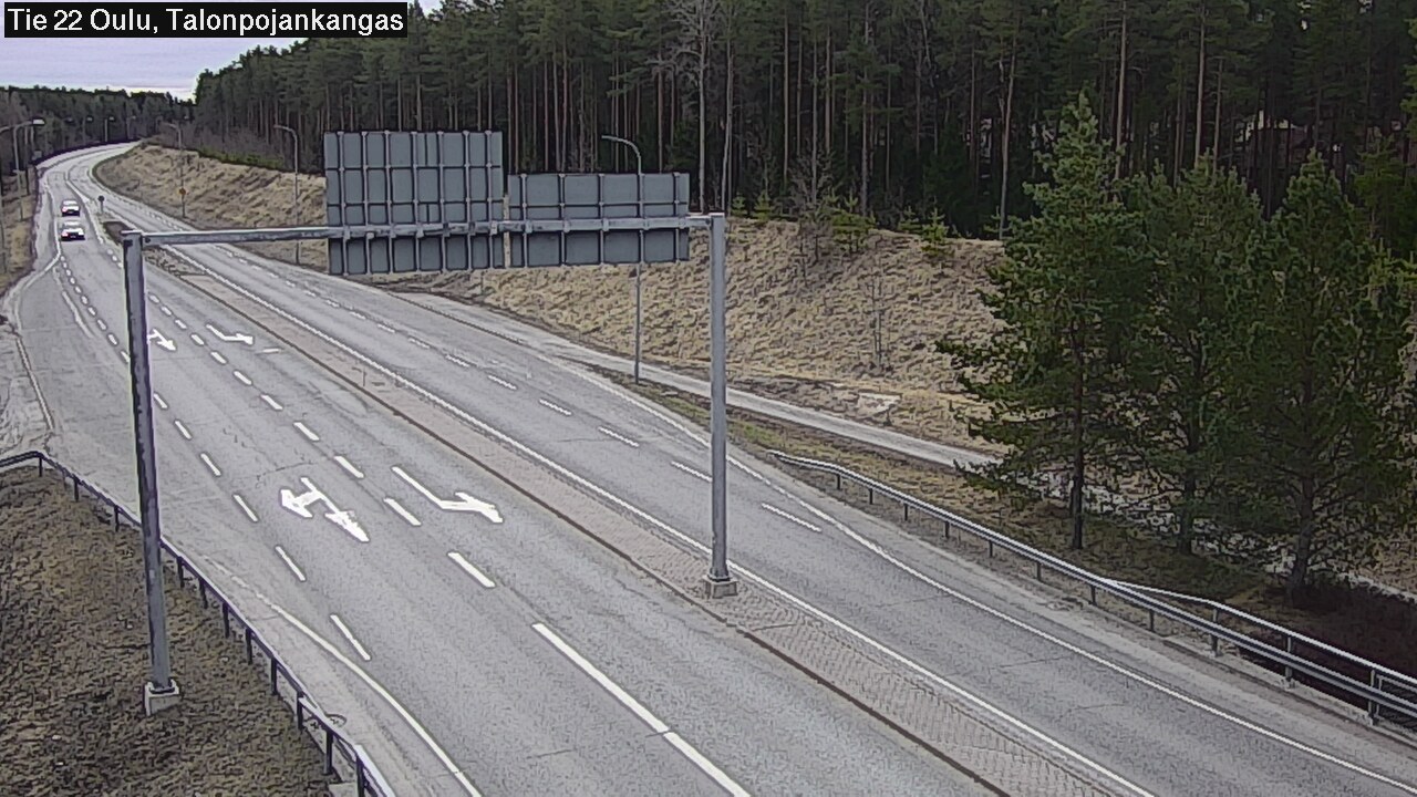 Weather Camera Image Väg 22 Oulu Heikkilänkangas, Oulu, Pohjois-Pohjanmaa