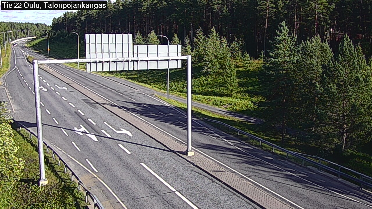 Weather Camera Image Road 22 Oulu Heikkilänkangas, Oulu, Pohjois-Pohjanmaa
