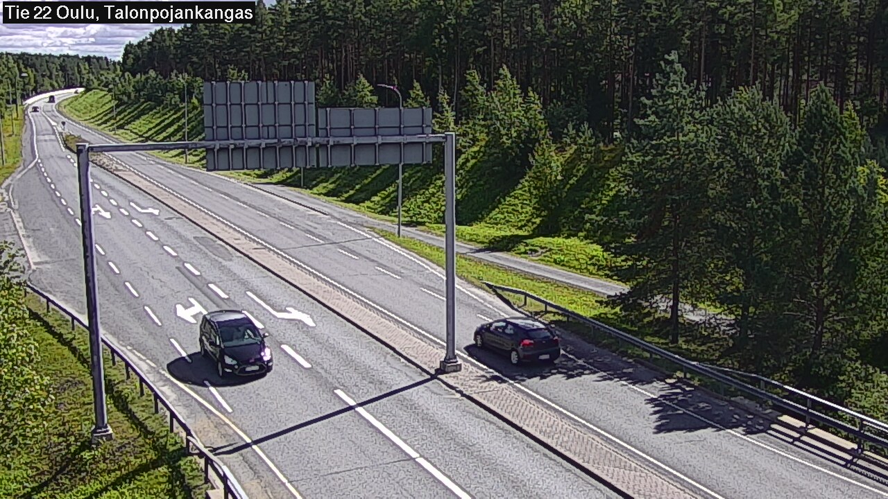 Weather Camera Image Road 22 Oulu Heikkilänkangas, Oulu, Pohjois-Pohjanmaa