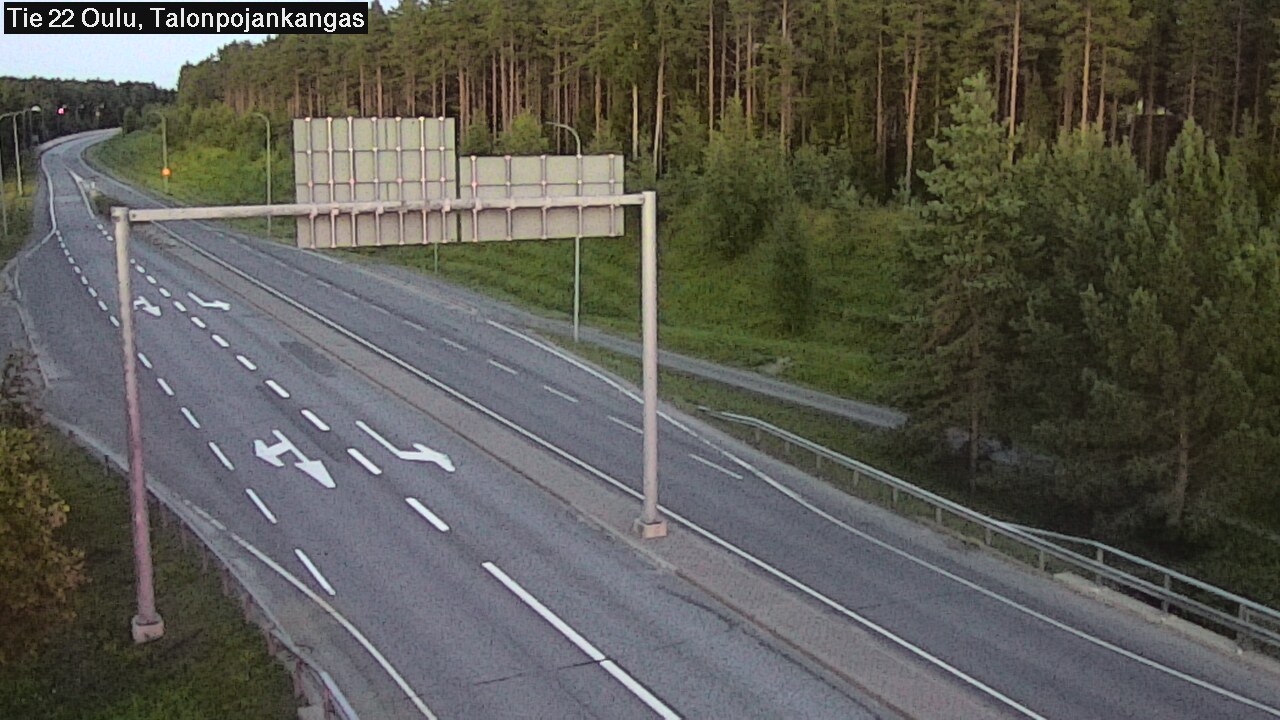 Weather Camera Image Road 22 Oulu Heikkilänkangas, Oulu, Pohjois-Pohjanmaa