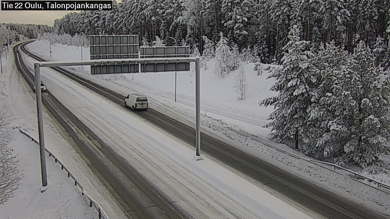 Weather Camera Image Väg 22 Oulu Heikkilänkangas, Oulu, Pohjois-Pohjanmaa