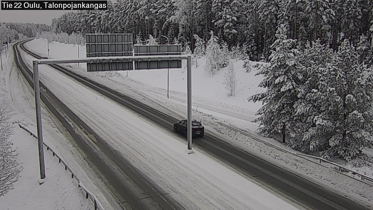Weather Camera Image Väg 22 Oulu Heikkilänkangas, Oulu, Pohjois-Pohjanmaa