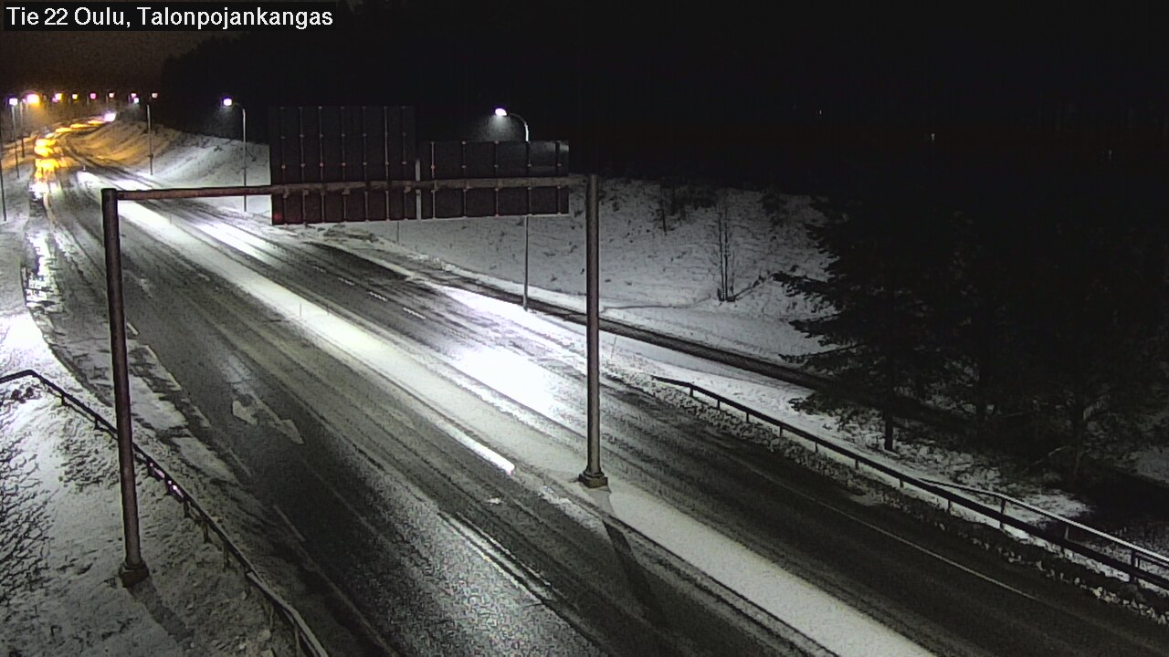 Weather Camera Image Väg 22 Oulu Heikkilänkangas, Oulu, Pohjois-Pohjanmaa
