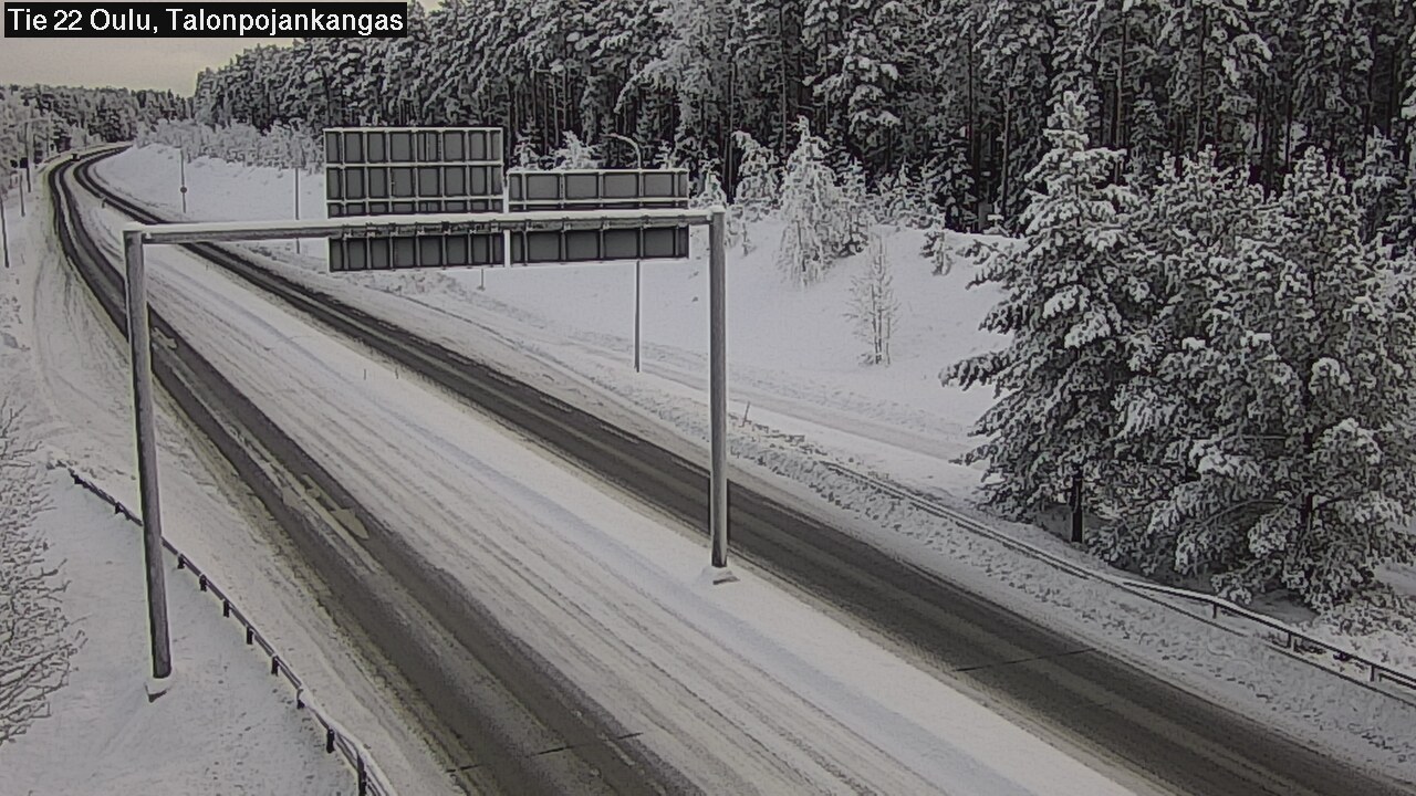 Weather Camera Image Väg 22 Oulu Heikkilänkangas, Oulu, Pohjois-Pohjanmaa