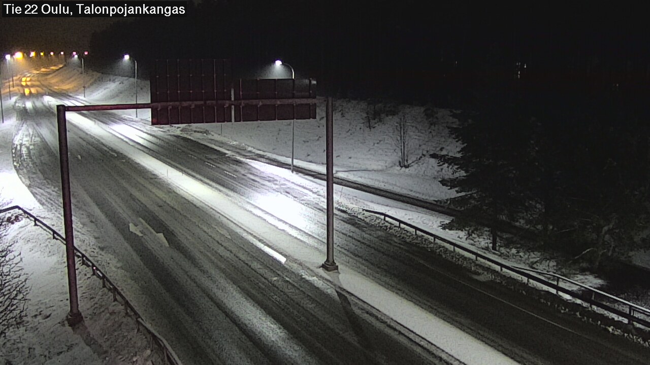 Weather Camera Image Väg 22 Oulu Heikkilänkangas, Oulu, Pohjois-Pohjanmaa