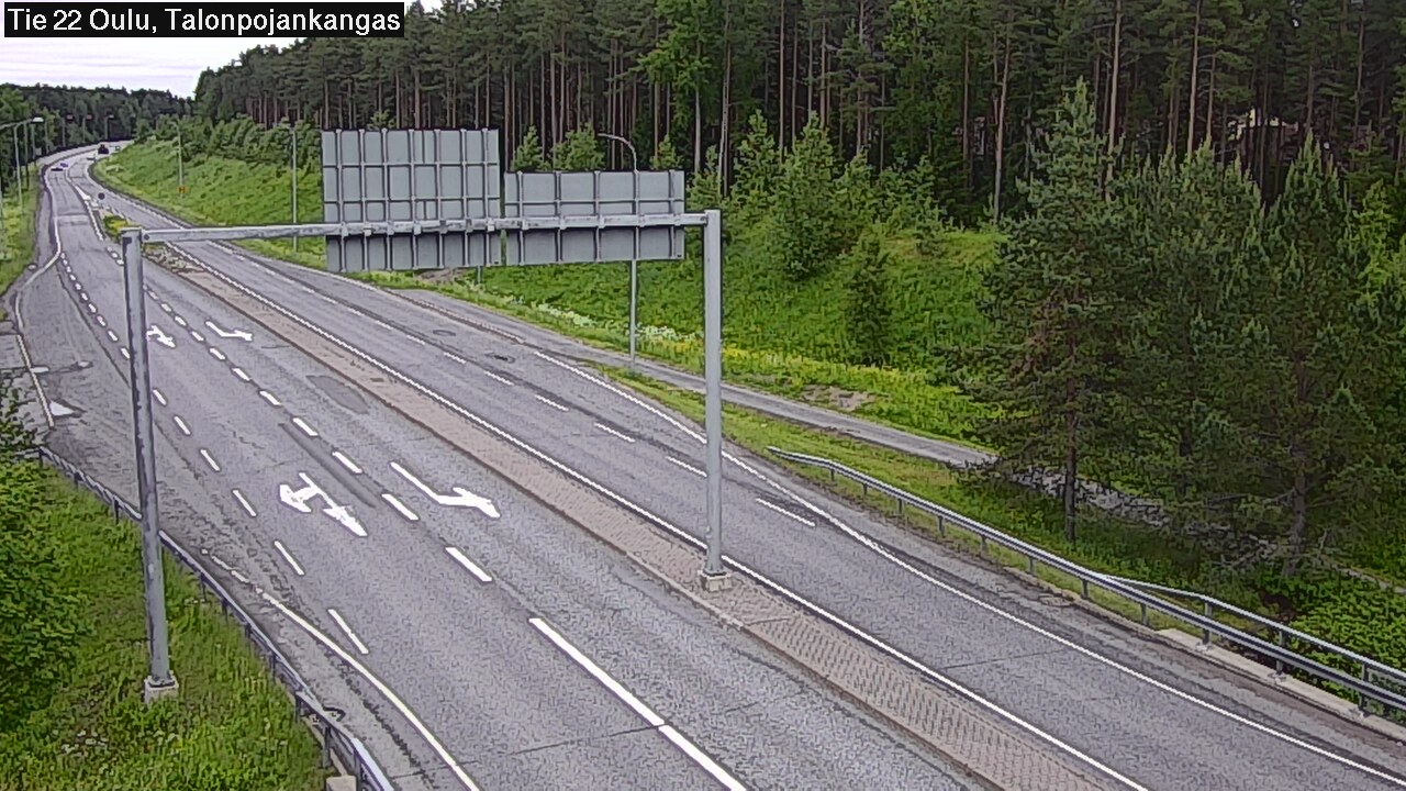 Weather Camera Image Väg 22 Oulu Heikkilänkangas, Oulu, Pohjois-Pohjanmaa