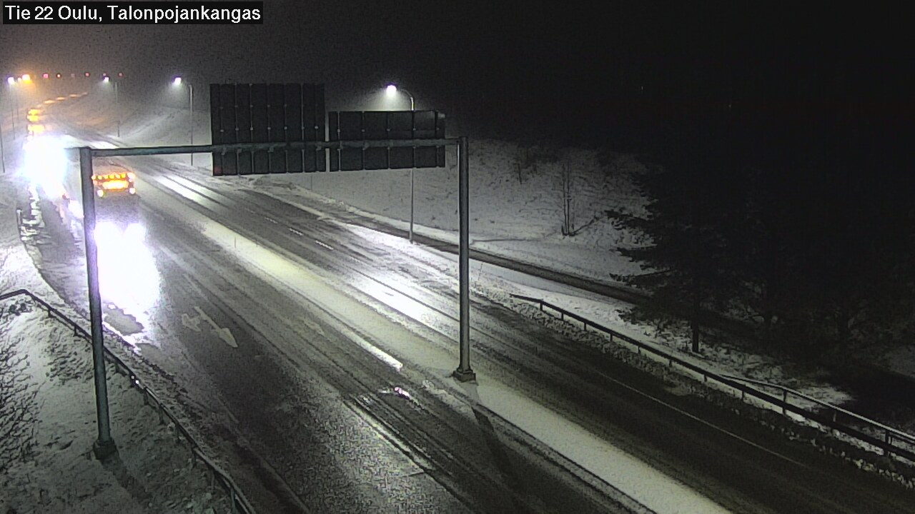 Weather Camera Image Väg 22 Oulu Heikkilänkangas, Oulu, Pohjois-Pohjanmaa