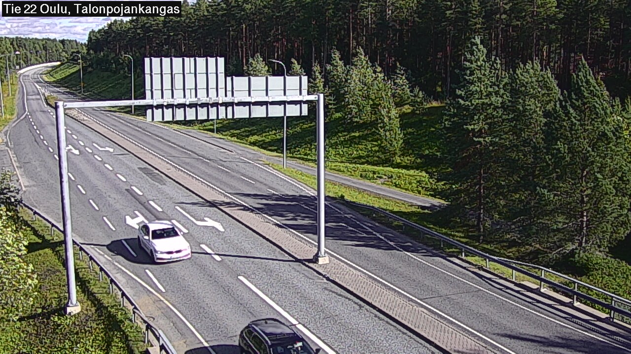 Weather Camera Image Road 22 Oulu Heikkilänkangas, Oulu, Pohjois-Pohjanmaa