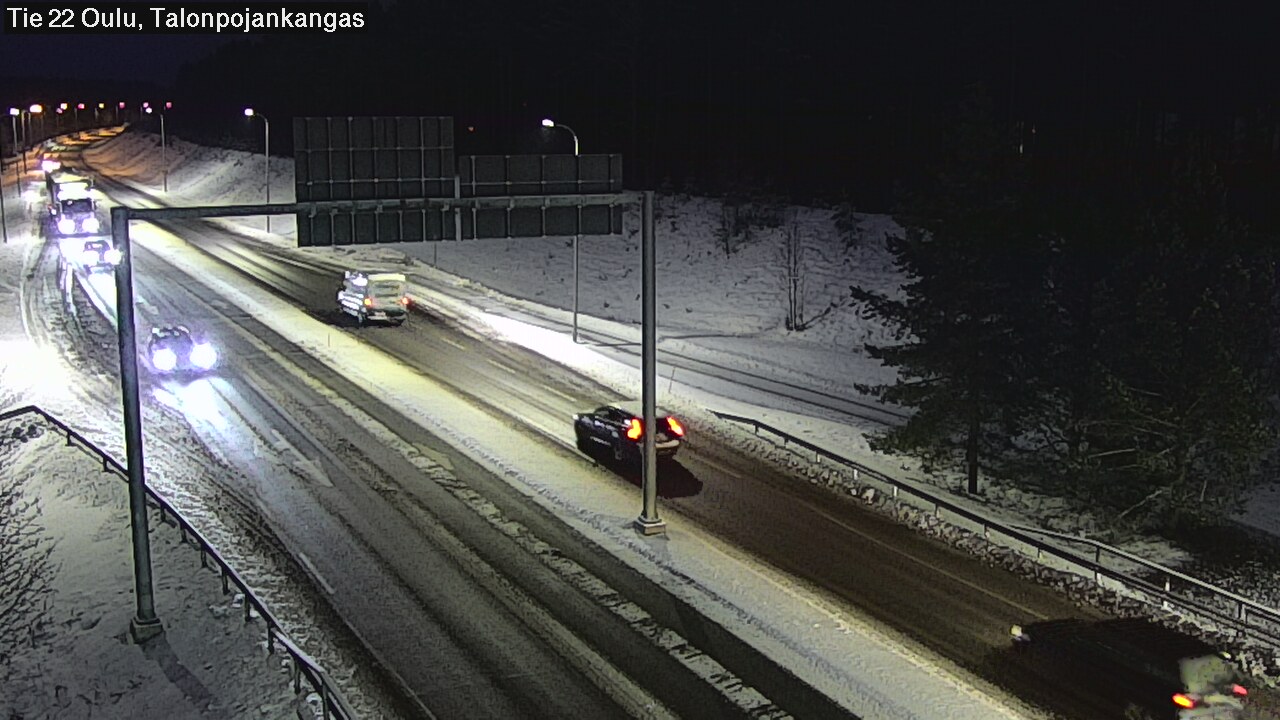 Weather Camera Image Väg 22 Oulu Heikkilänkangas, Oulu, Pohjois-Pohjanmaa