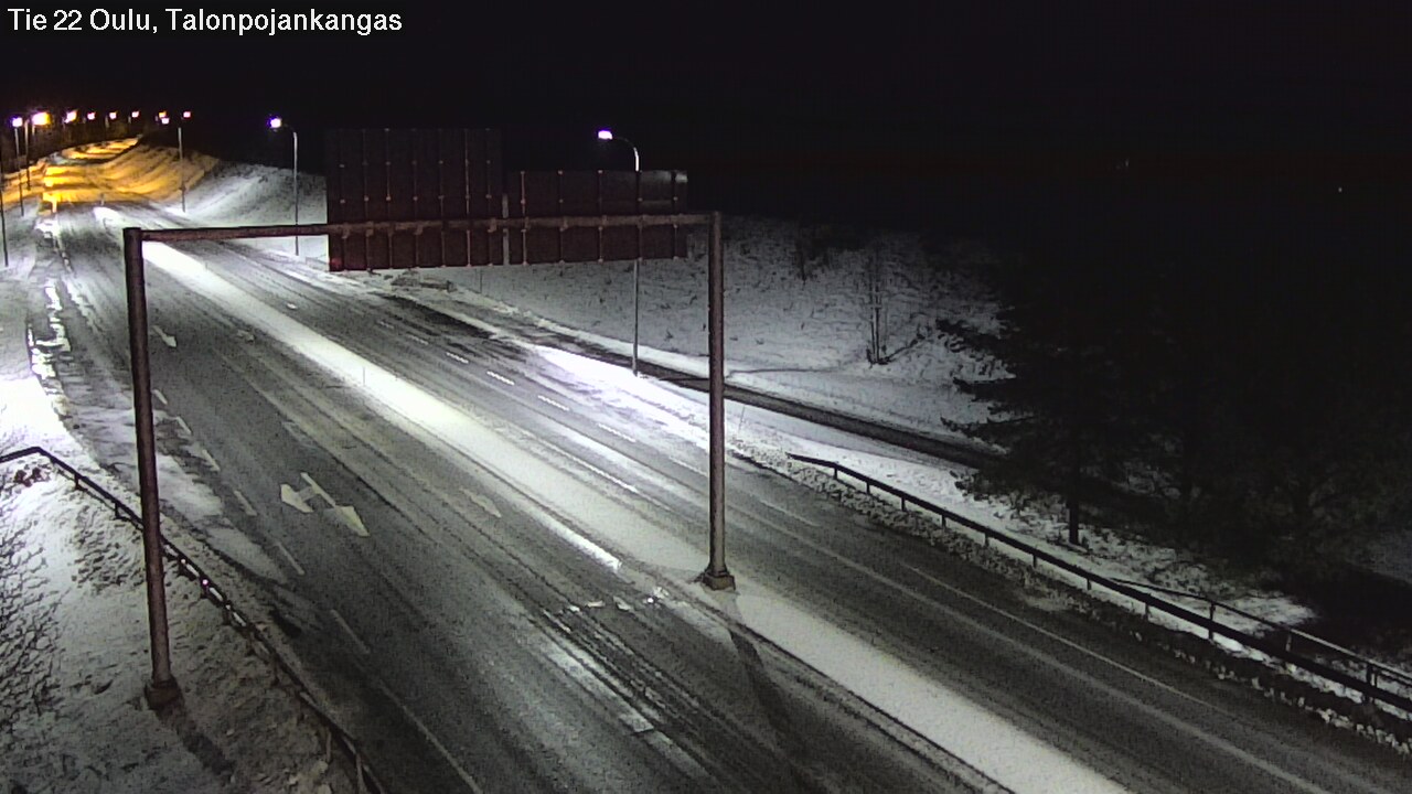 Weather Camera Image Väg 22 Oulu Heikkilänkangas, Oulu, Pohjois-Pohjanmaa
