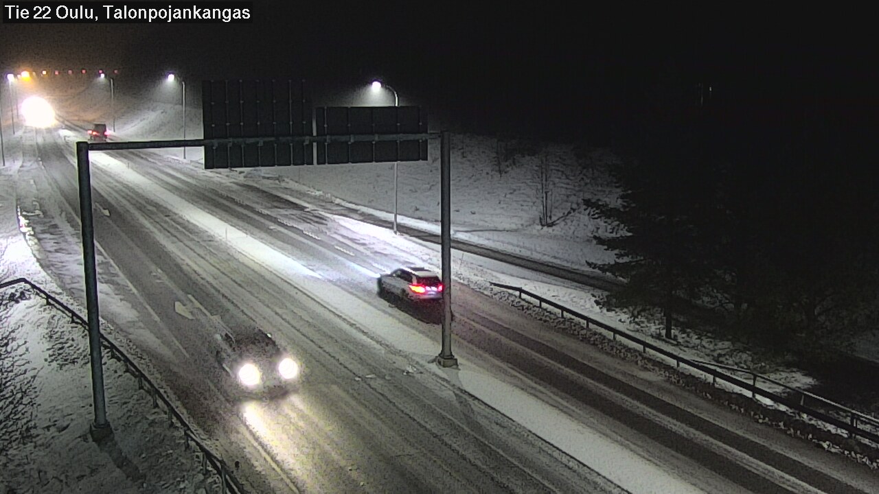 Weather Camera Image Road 22 Oulu Heikkilänkangas, Oulu, Pohjois-Pohjanmaa