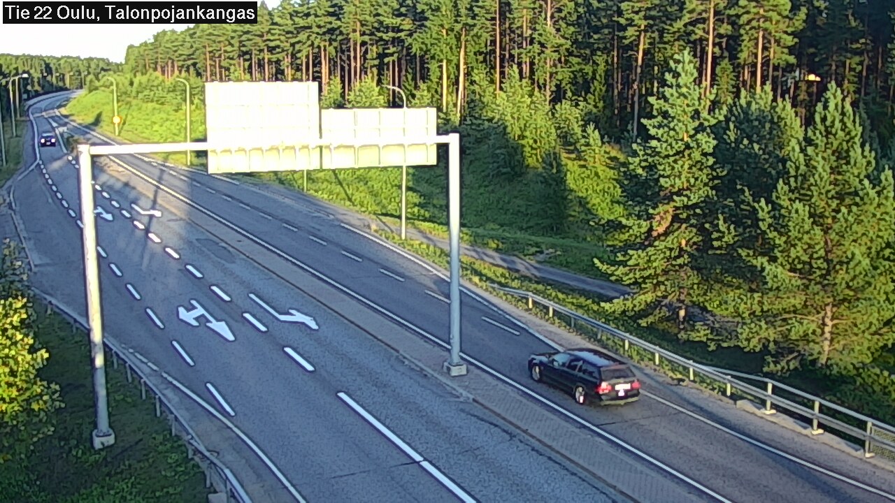 Weather Camera Image Road 22 Oulu Heikkilänkangas, Oulu, Pohjois-Pohjanmaa