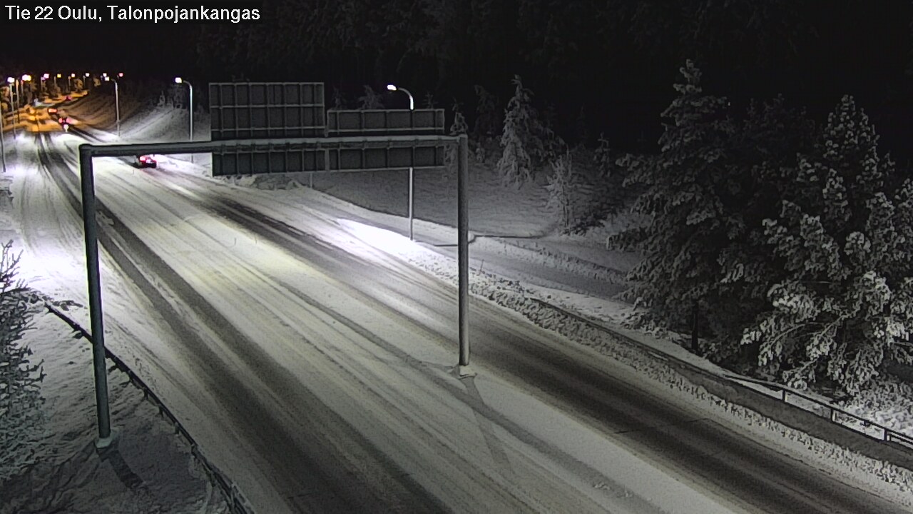 Weather Camera Image Väg 22 Oulu Heikkilänkangas, Oulu, Pohjois-Pohjanmaa